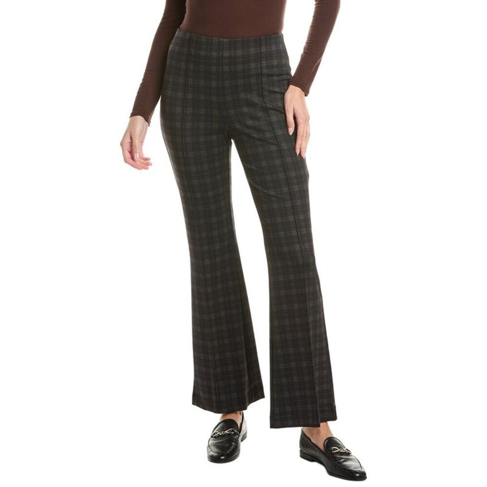 Laundry By Shelli Segal Womens Checked Bootcut Pant, Black